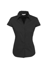 Load image into Gallery viewer, Ladies Metro Cap Sleeve Shirt