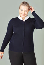 Load image into Gallery viewer, Ladies 2-Way Zip Cardigan