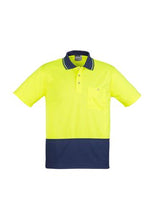 Load image into Gallery viewer, Unisex Hi Vis Basic Spliced Polo - Short Sleeve