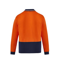 Load image into Gallery viewer, Mens Hi Vis Cotton L/S Polo