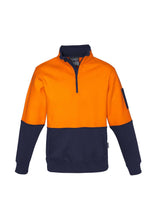 Load image into Gallery viewer, Unisex Hi Vis Half Zip Pullover