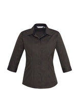 Load image into Gallery viewer, Ladies Reno Stripe 3/4 Sleeve Shirt