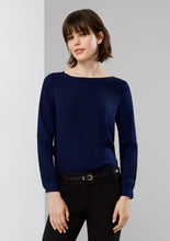 Load image into Gallery viewer, Ladies Madison Boatneck Blouse