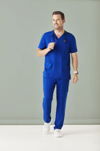 Load image into Gallery viewer, Mens V-Neck Scrub Top