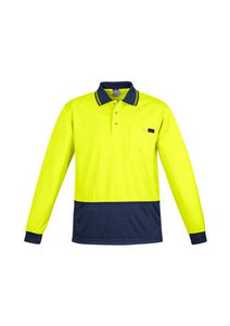 Mens Comfort Back L/S Polo