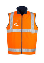 Load image into Gallery viewer, Mens Hi Vis Lightweight Fleece Lined Vest
